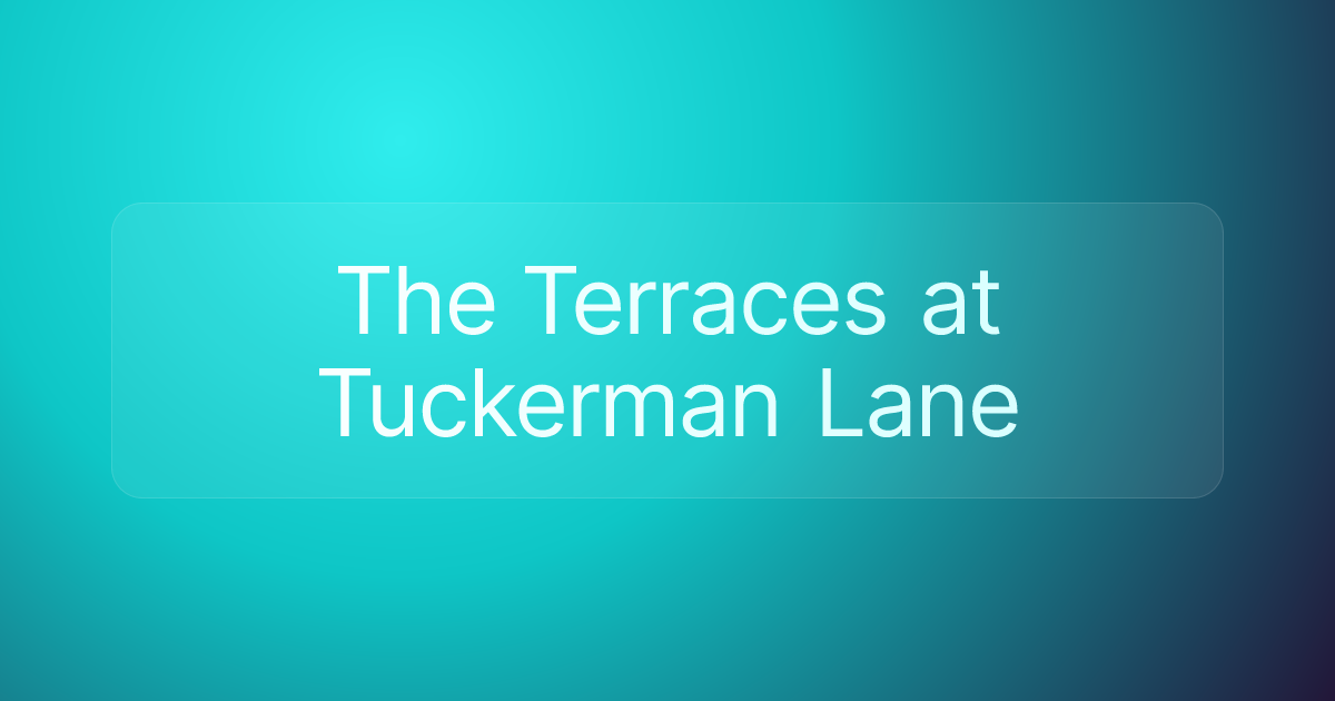 The Terraces at Tuckerman Lane