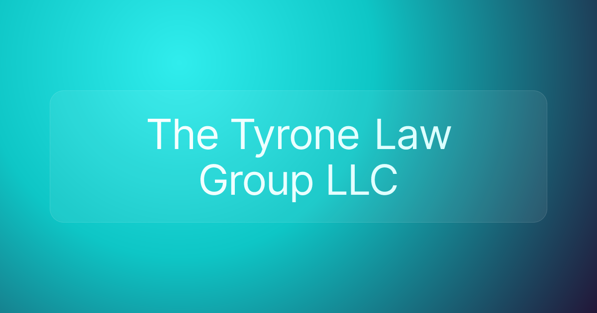 The Tyrone Law Group LLC