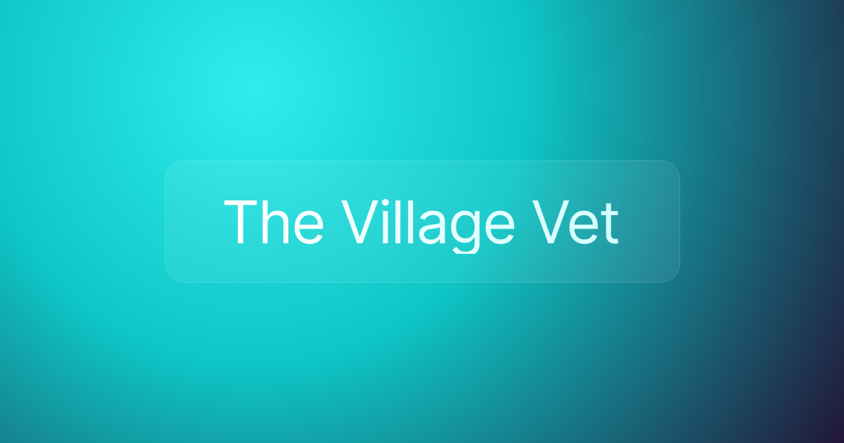 The Village Vet
