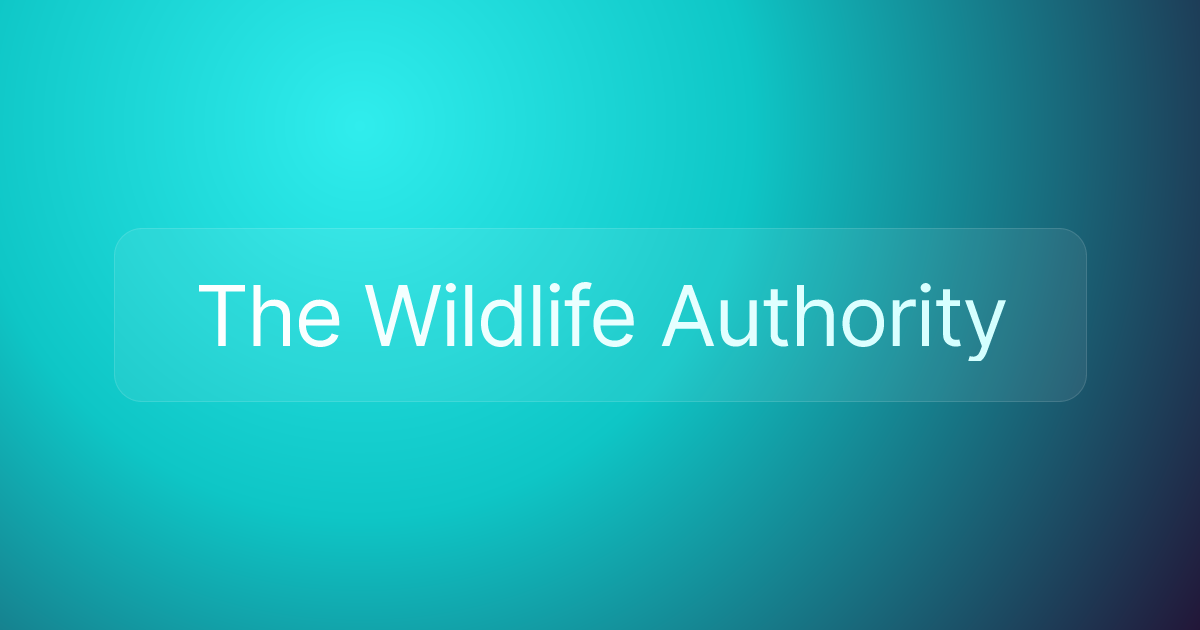 The Wildlife Authority