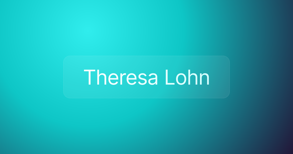 Theresa Lohn