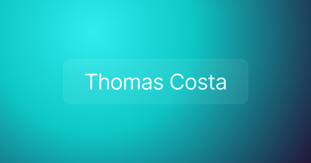 Thomas Costa