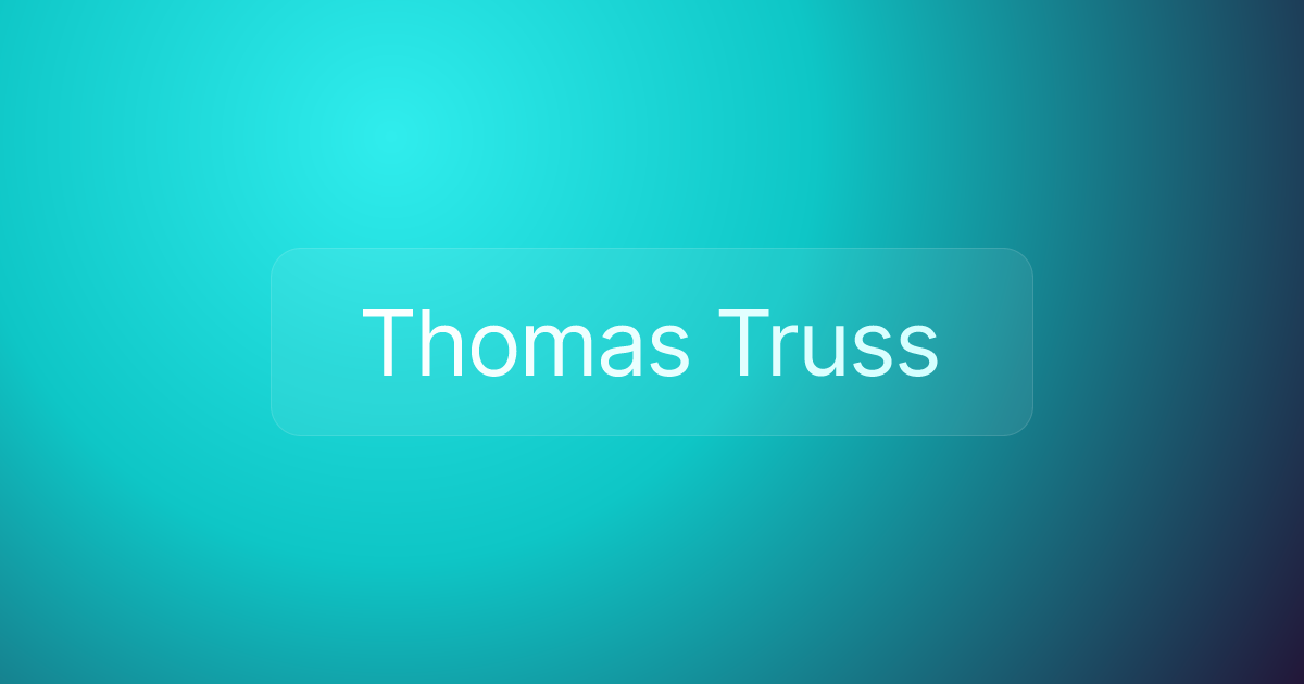 Thomas Truss