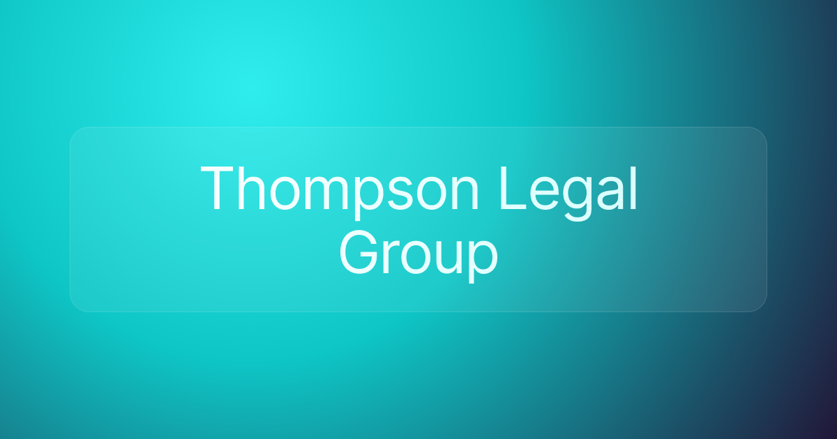 Thompson Legal Group