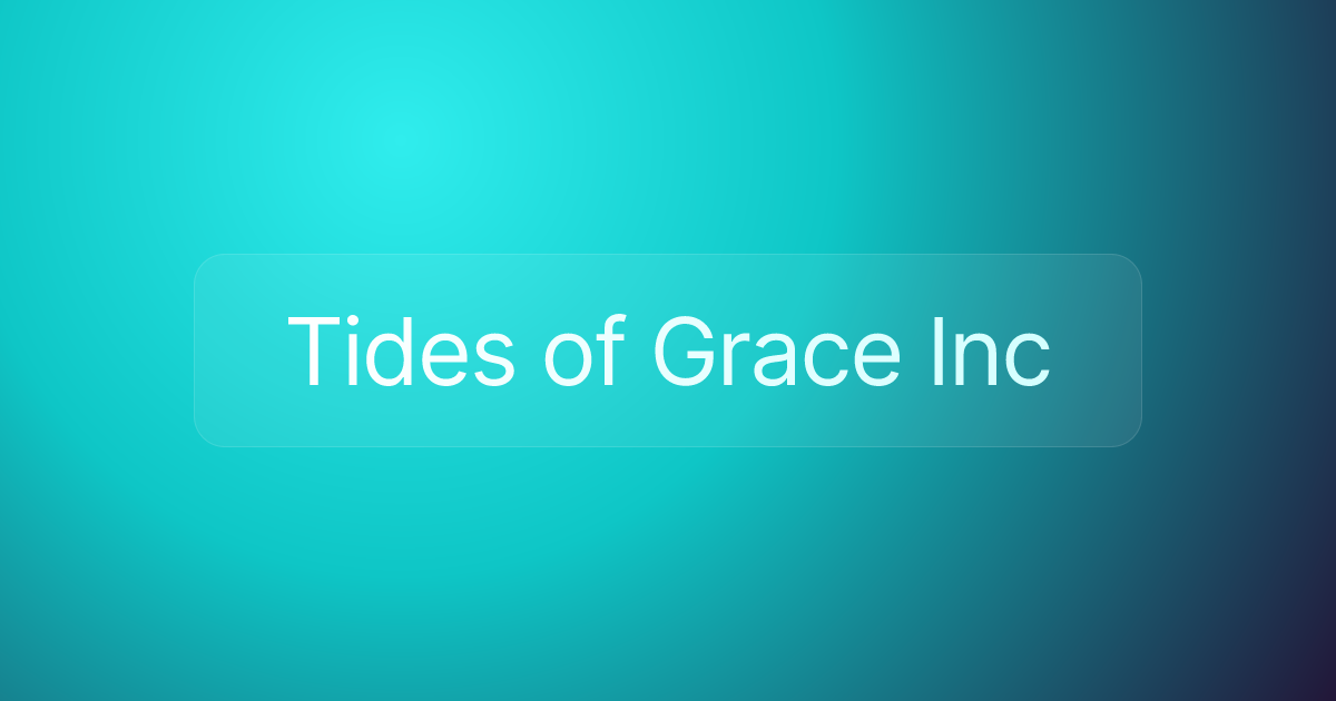 Tides of Grace Inc