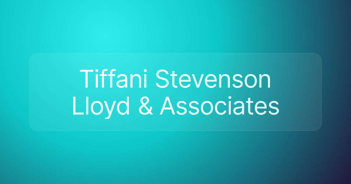 Tiffani Stevenson Lloyd & Associates
