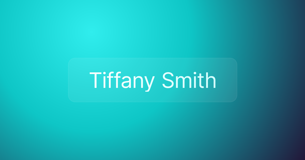 Tiffany Smith