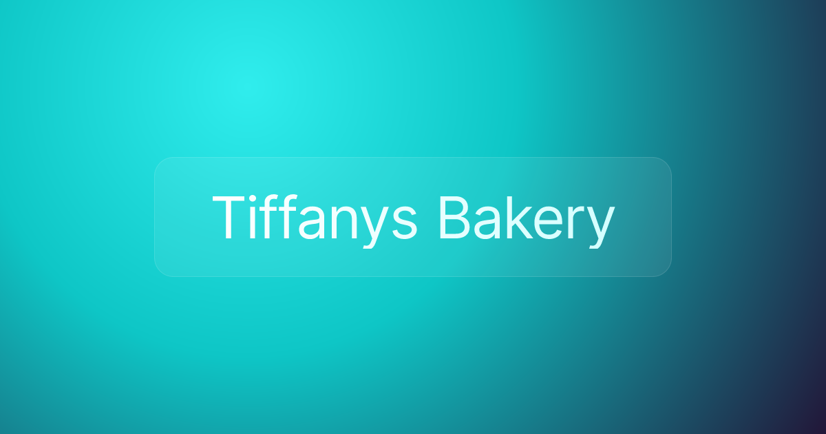 Tiffanys Bakery