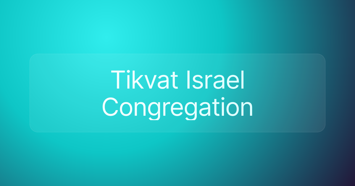 Tikvat Israel Congregation