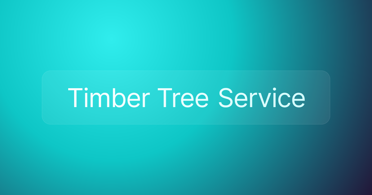 Timber Tree Service