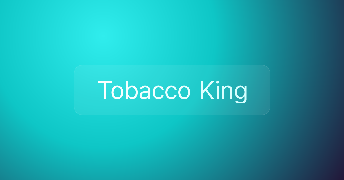 Tobacco King