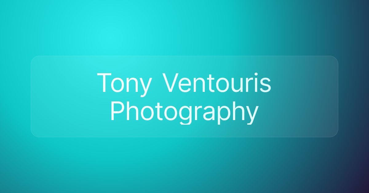 Tony Ventouris Photography