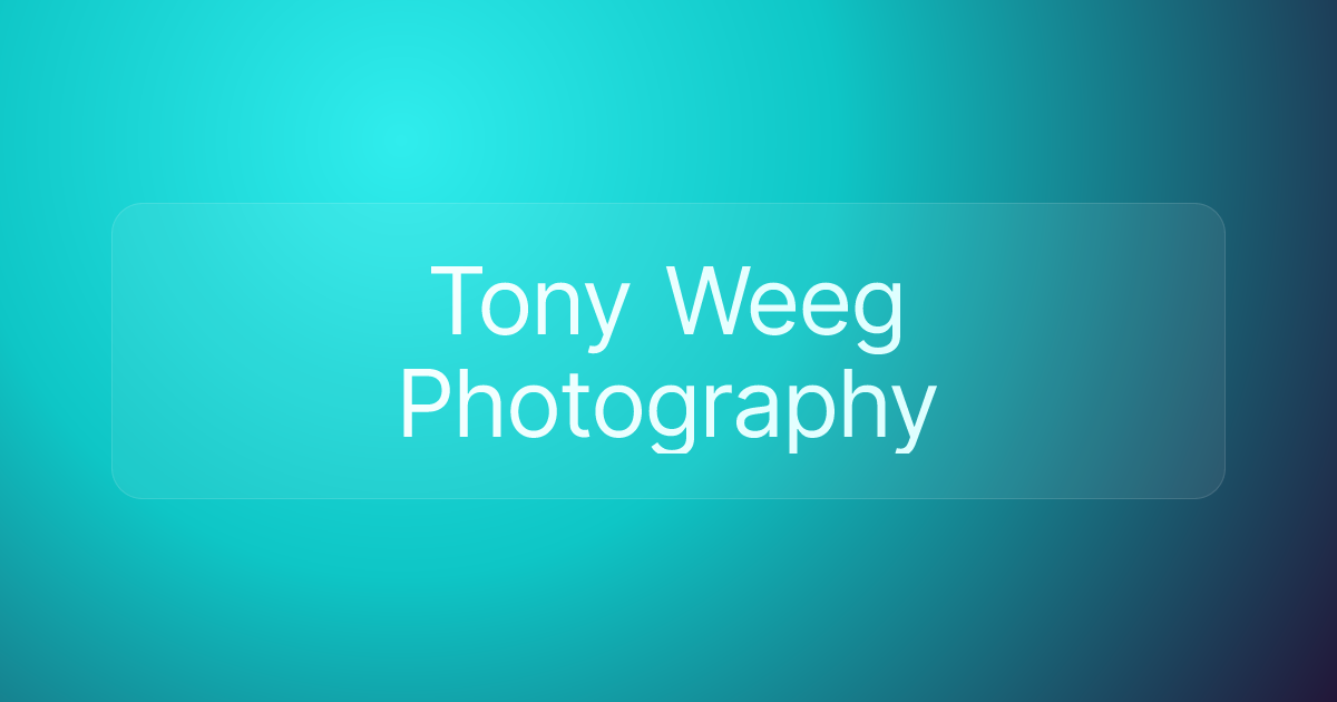 Tony Weeg Photography