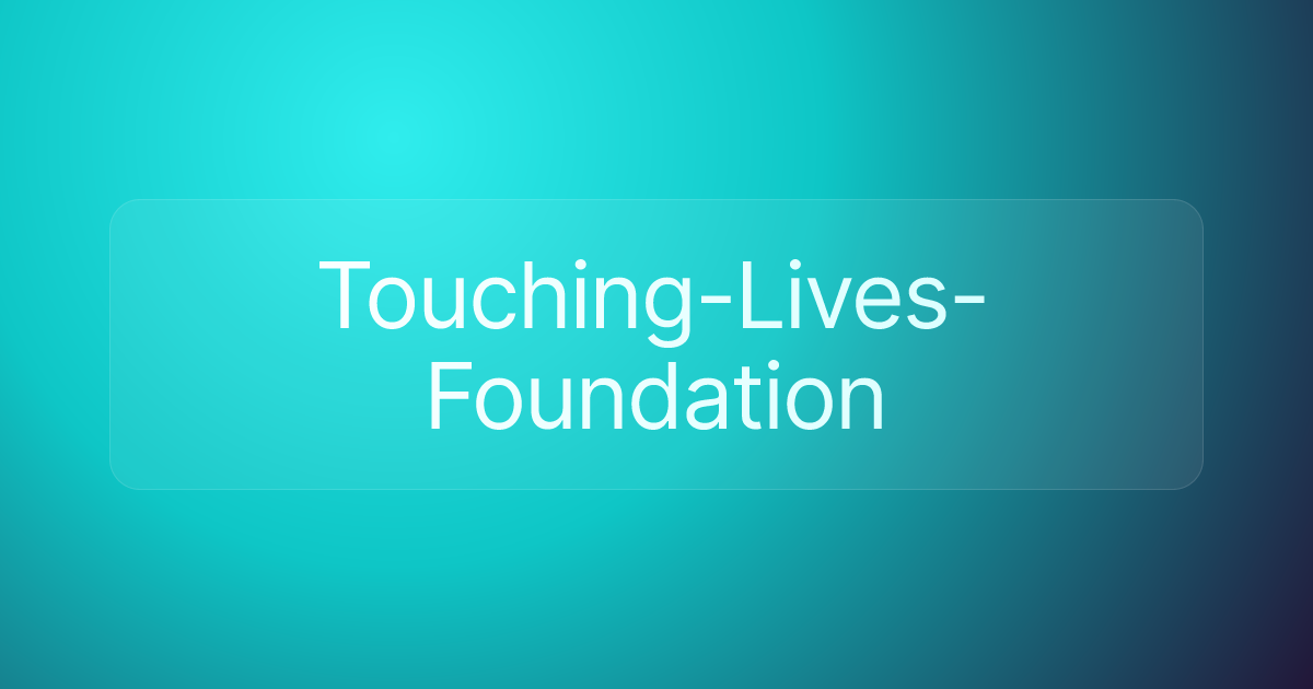 Touching-Lives-Foundation