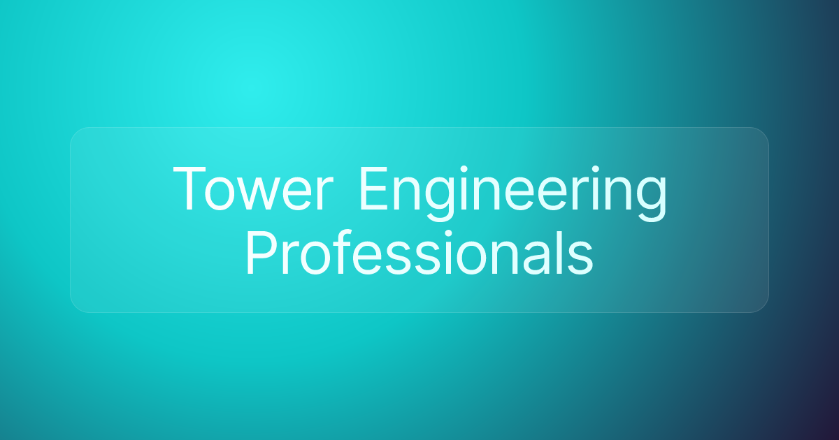 Tower Engineering Professionals
