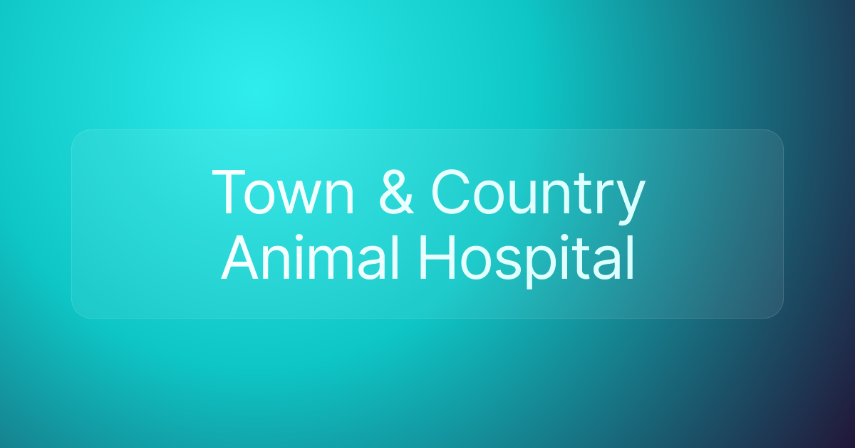 Town & Country Animal Hospital