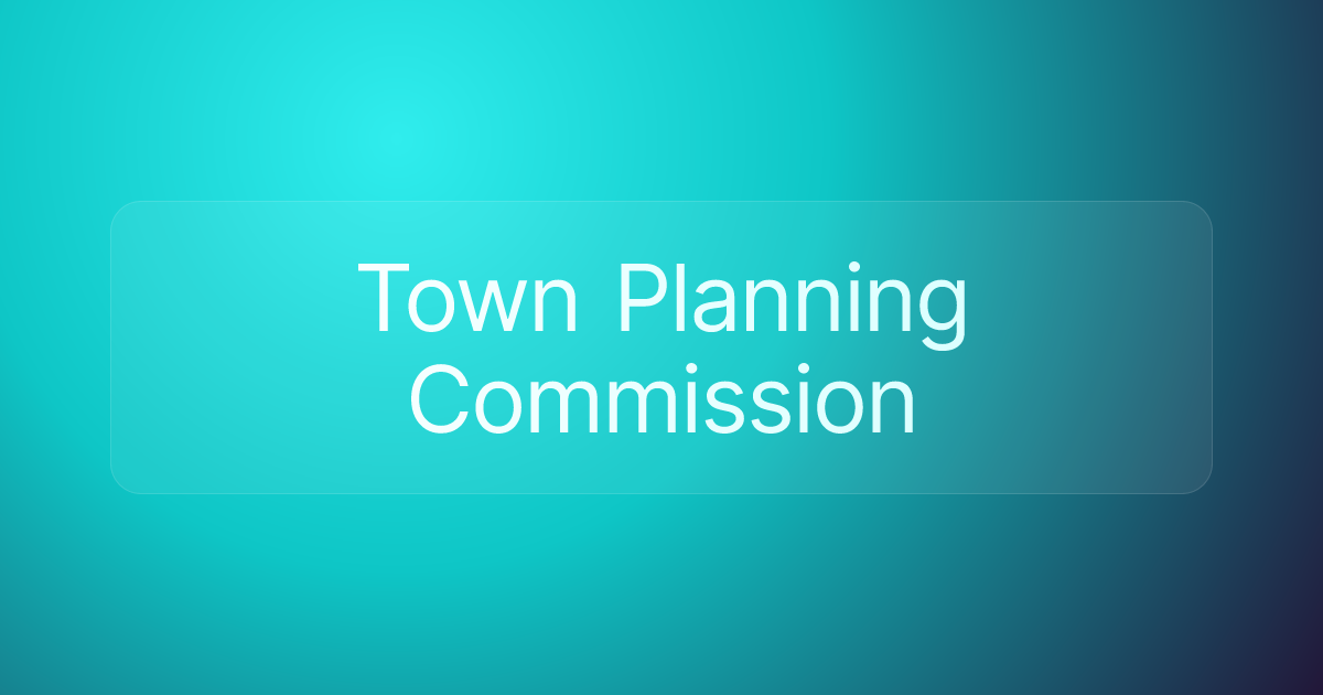 Town Planning Commission