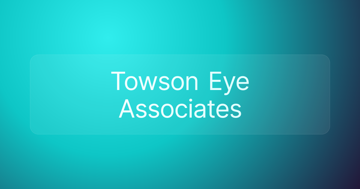 Towson Eye Associates