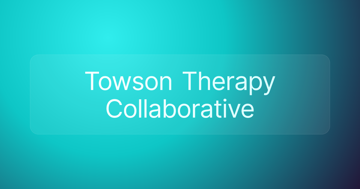 Towson Therapy Collaborative