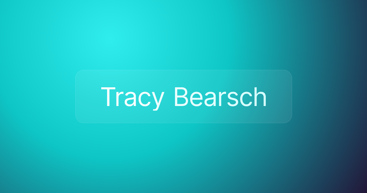 Tracy Bearsch