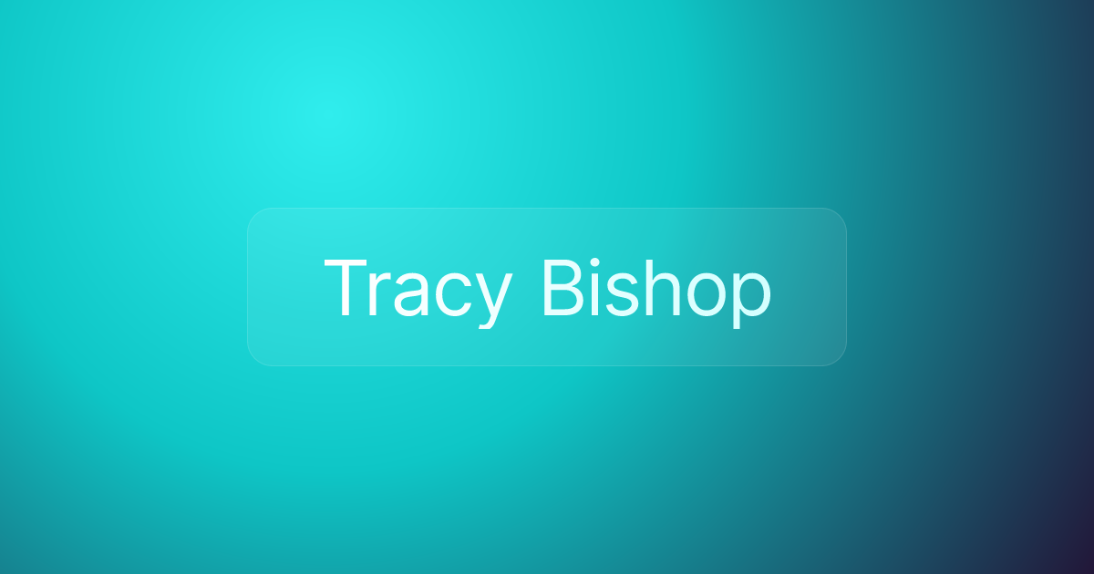 Tracy Bishop