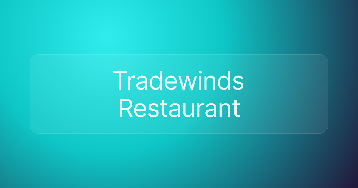 Tradewinds Restaurant