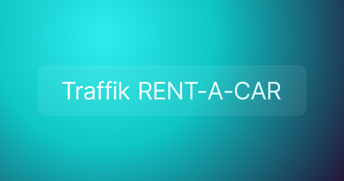 Traffik RENT-A-CAR