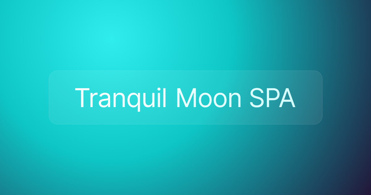 Tranquil Moon SPA