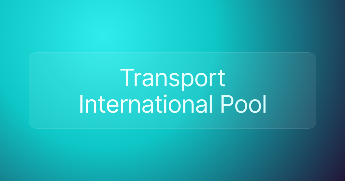 Transport International Pool