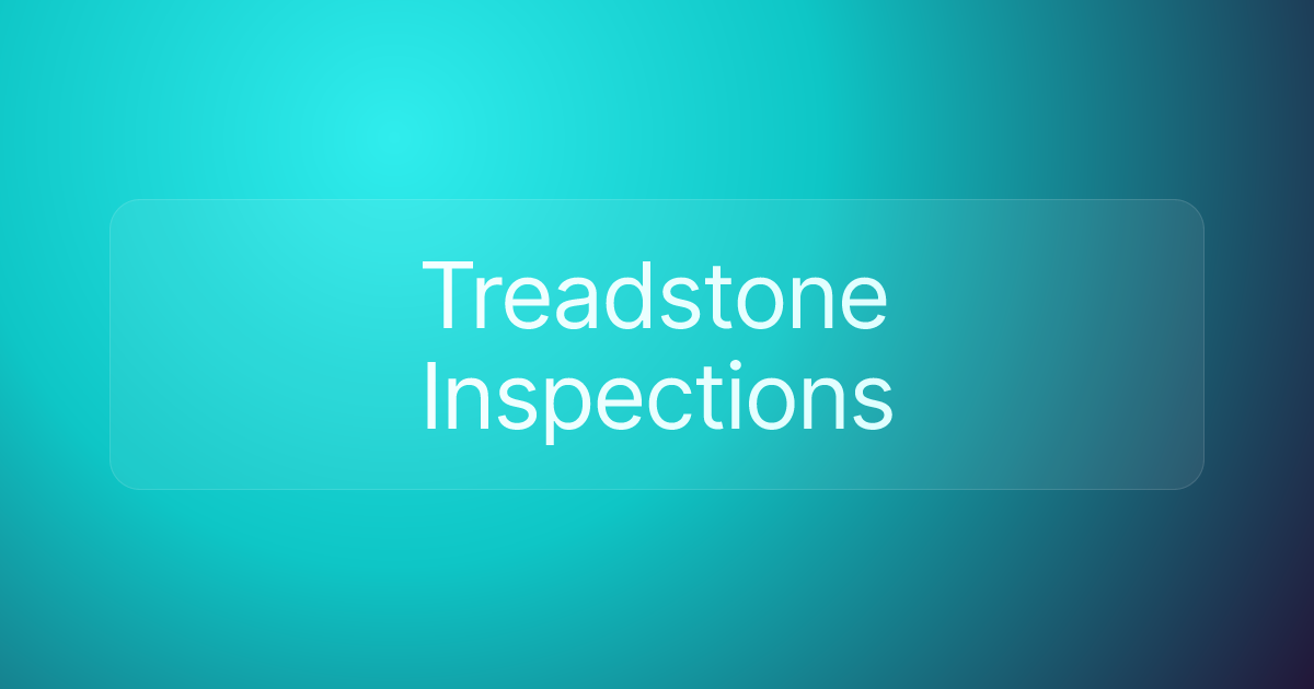 Treadstone Inspections