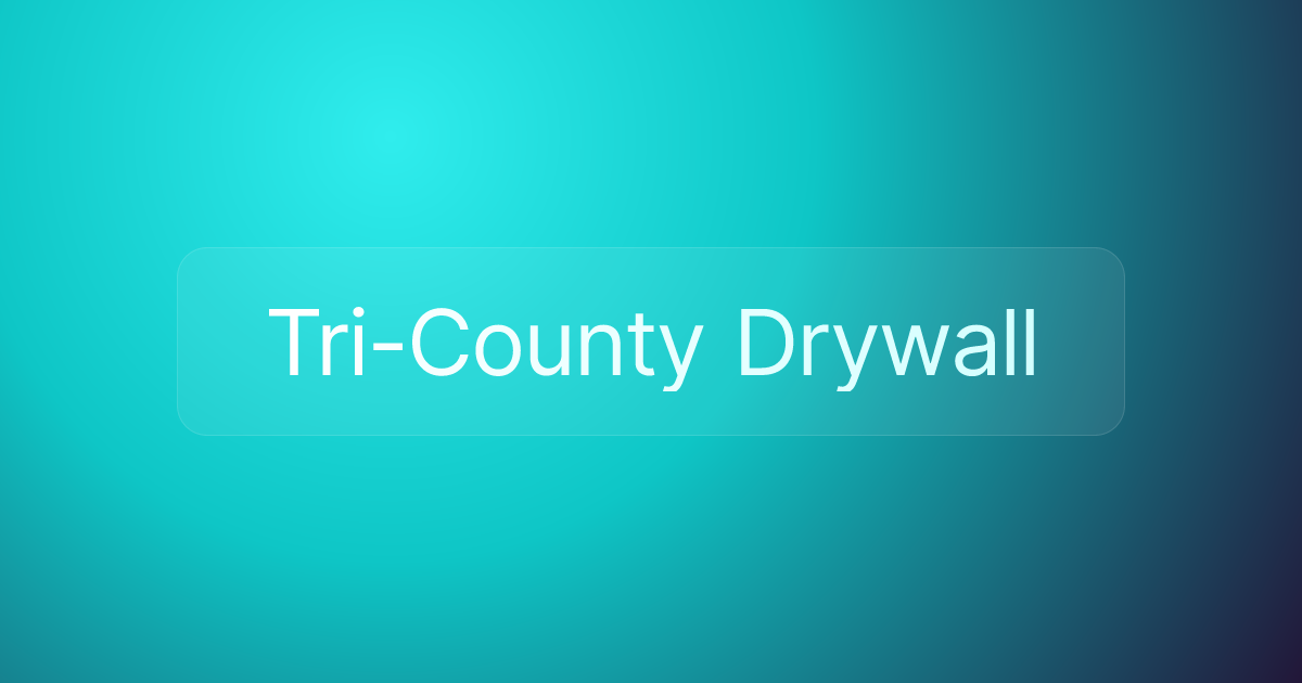 Tri-County Drywall