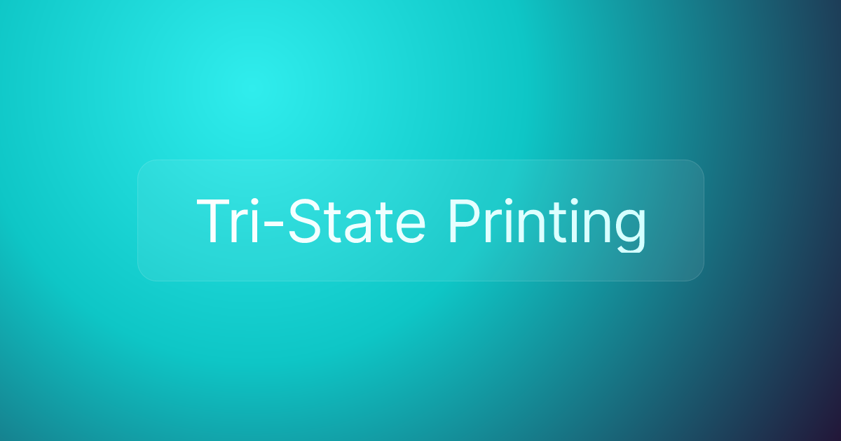 Tri-State Printing