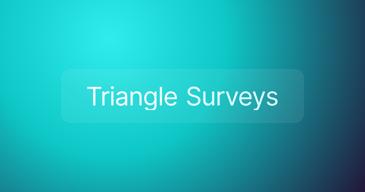 Triangle Surveys