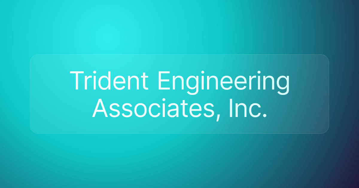Trident Engineering Associates, Inc.