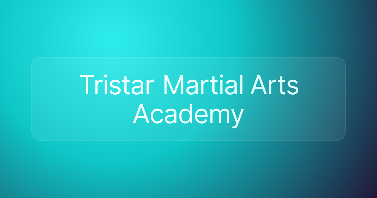 Tristar Martial Arts Academy