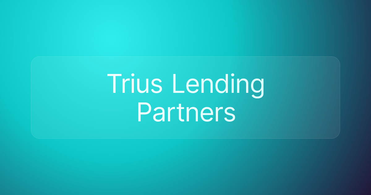 Trius Lending Partners