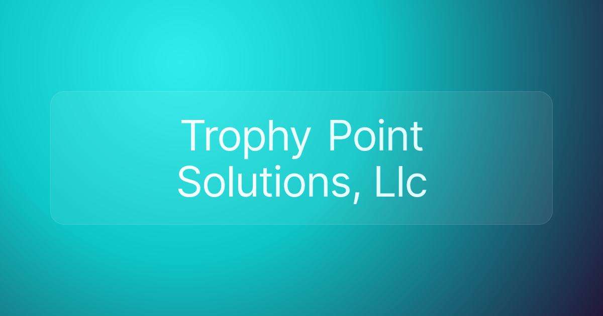 Trophy Point Solutions, Llc
