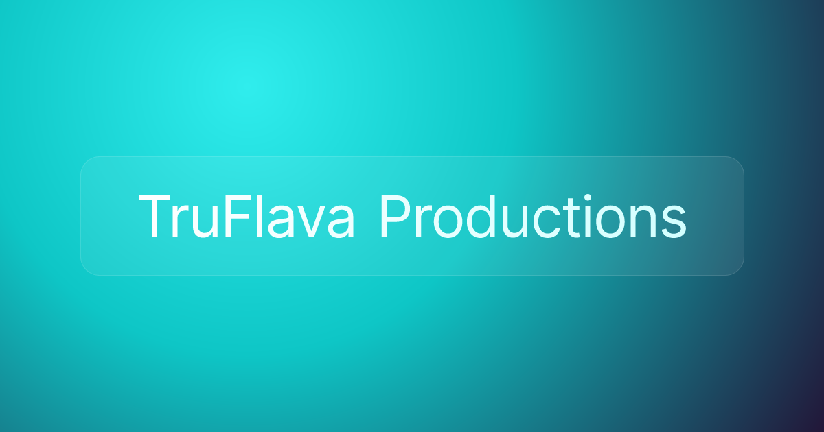 TruFlava Productions