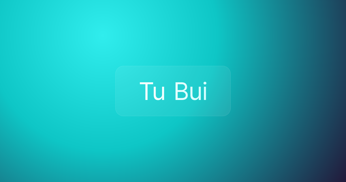 Tu Bui