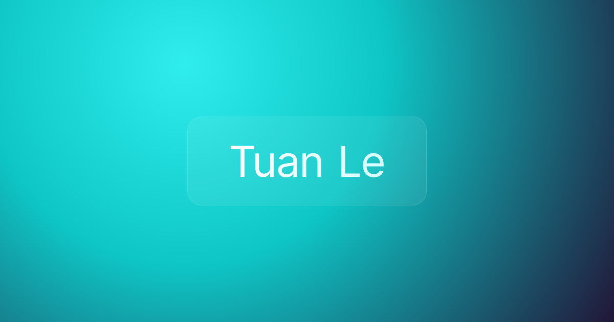 Tuan Le