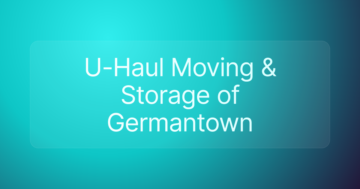 U-Haul Moving & Storage of Germantown