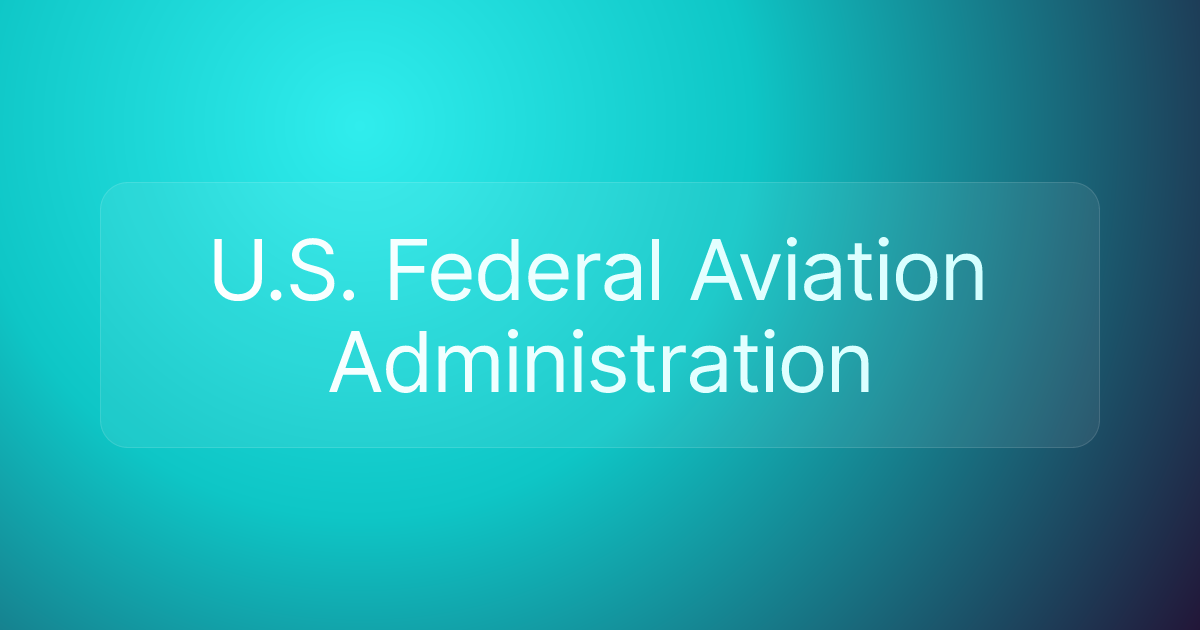 U.S. Federal Aviation Administration