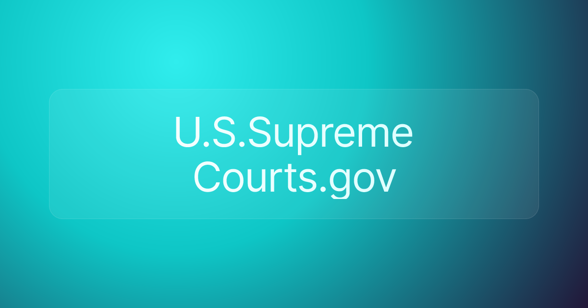 U.S.Supreme Courts.gov