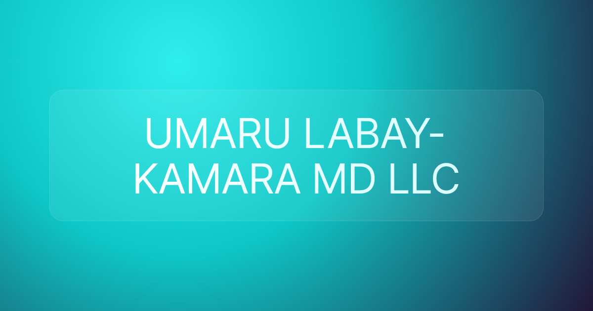 UMARU LABAY-KAMARA MD LLC