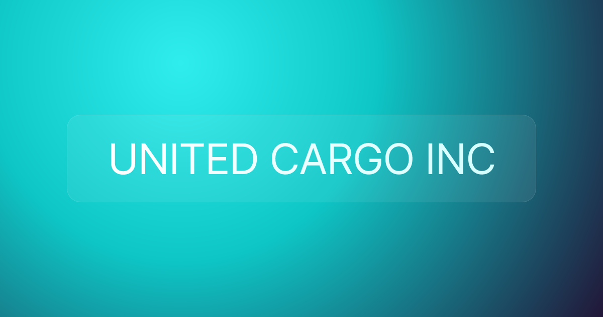 UNITED CARGO INC
