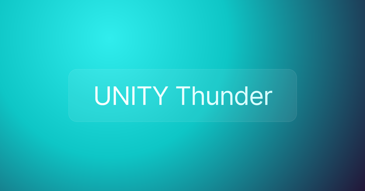 UNITY Thunder