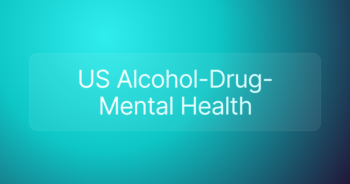 US Alcohol-Drug-Mental Health