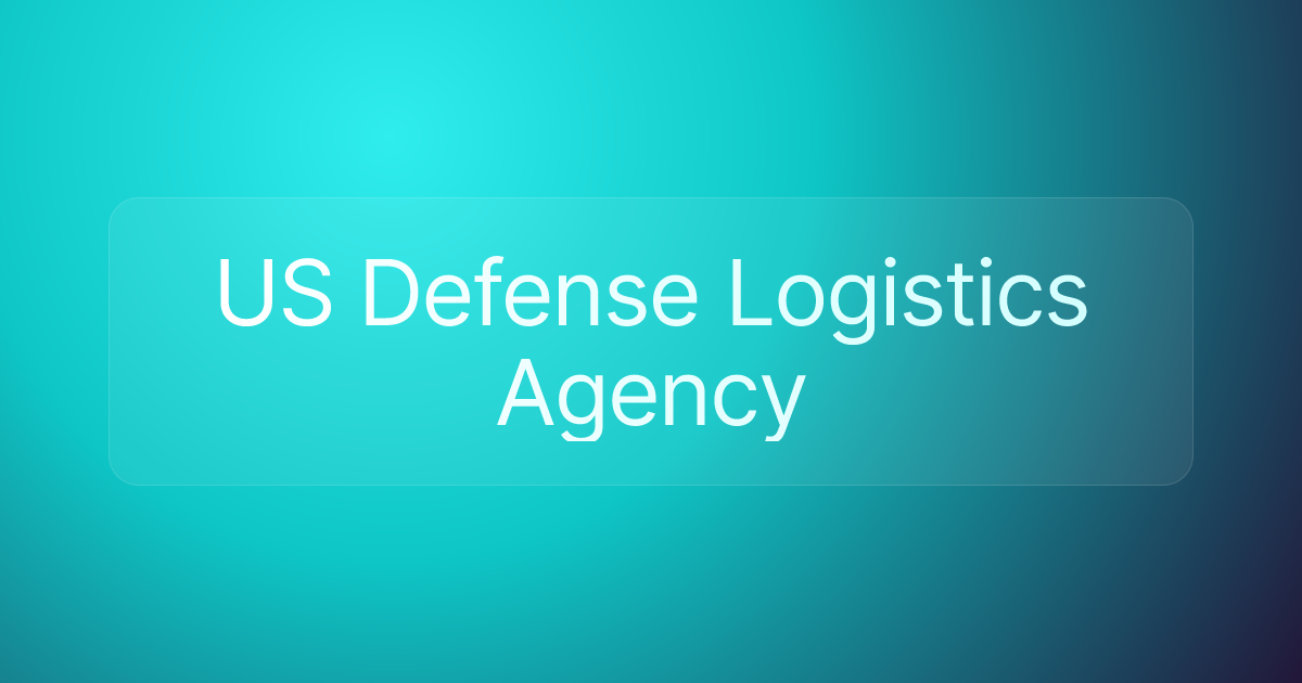US Defense Logistics Agency