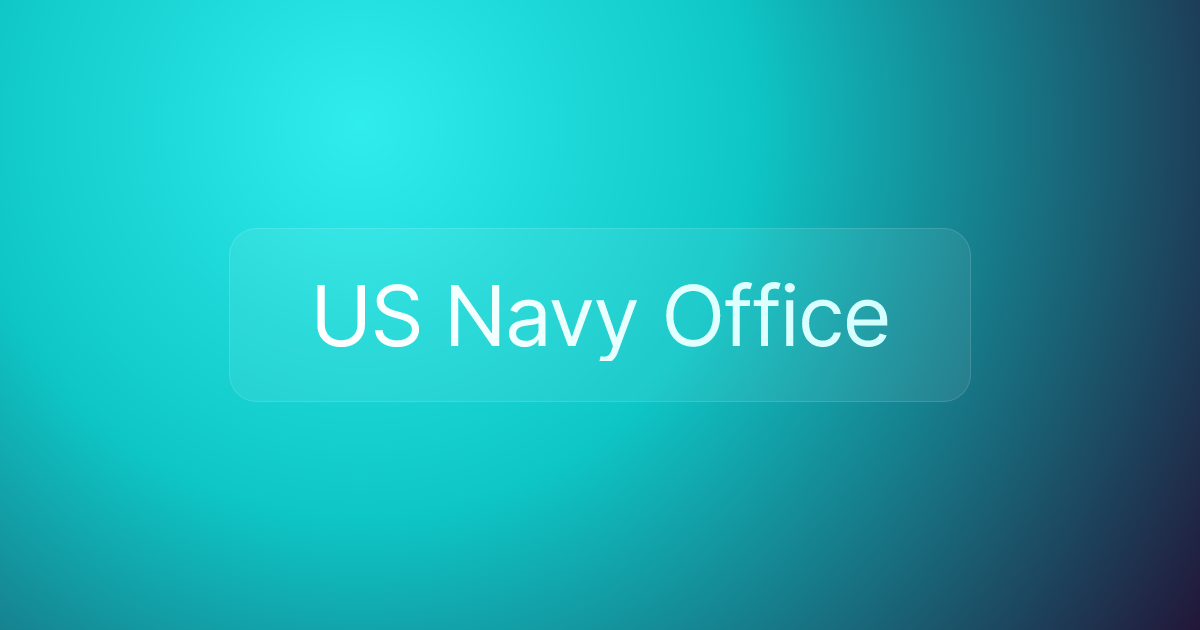 US Navy Office