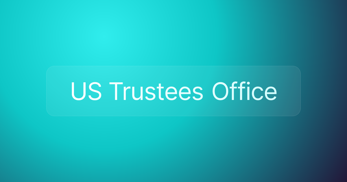 US Trustees Office